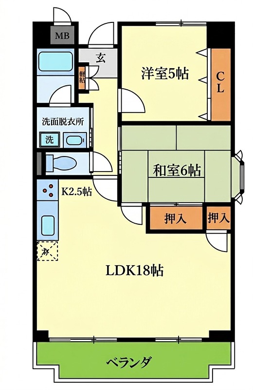 ベルメゾン宮下 間取り