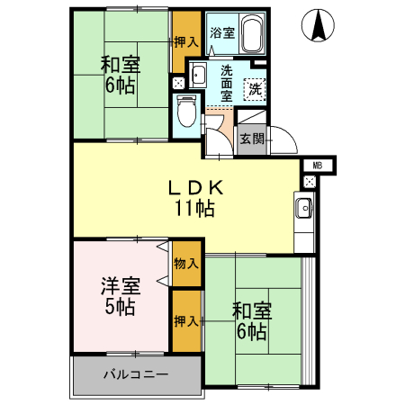 エミネンス西方 間取り