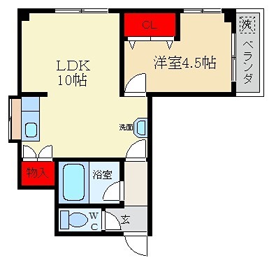 コーポヤマキ20 間取り