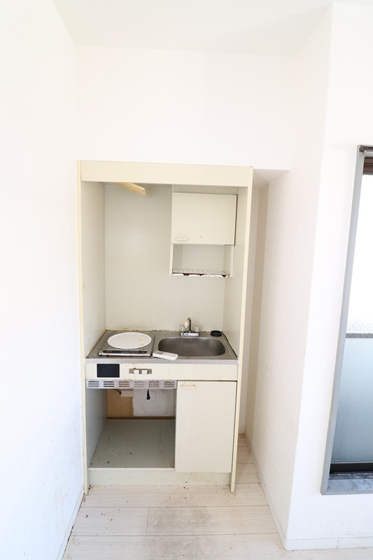 マンショングリーン キッチン
