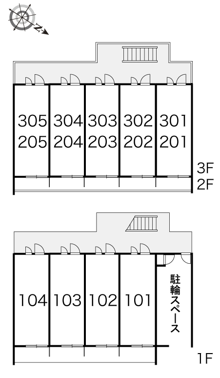 レオパレス柳邸 エントランス