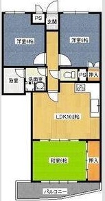 クレールTSUDA 間取り