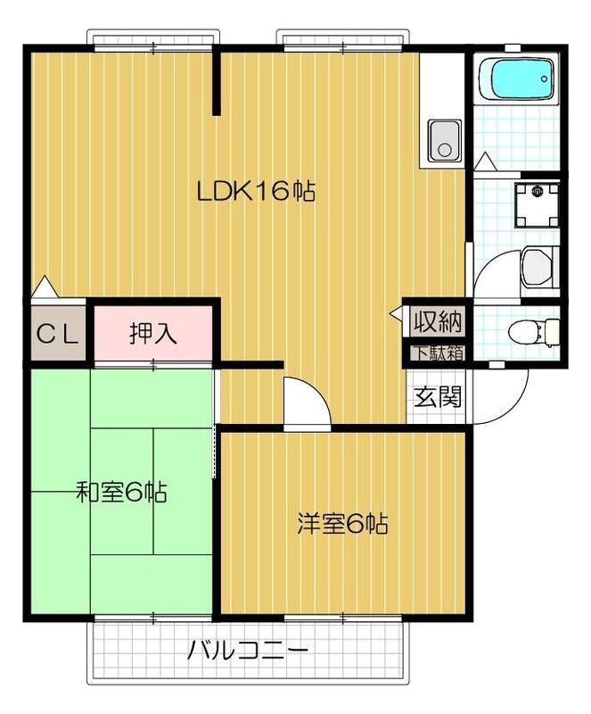 カパーナ阪下　C 間取り