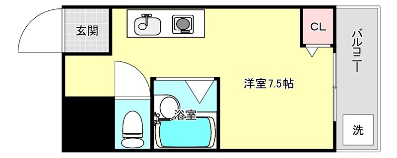 シャンテー牧野 間取り