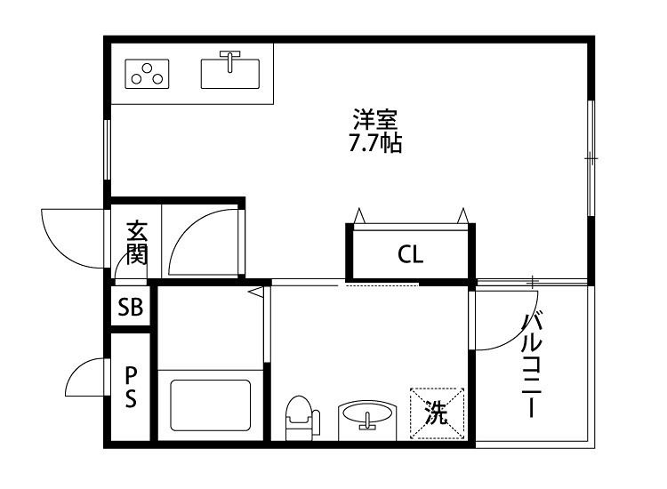 シャンテー宮之阪 間取り