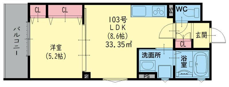 クリエオーレ出口 間取り