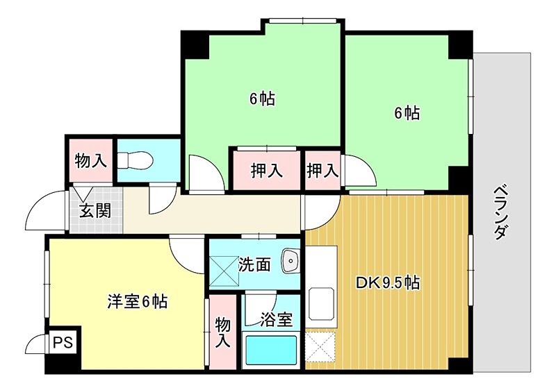 プルミエール大西 間取り