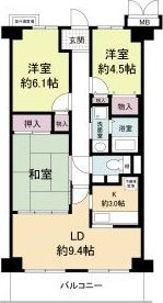 プレミール津田 間取り