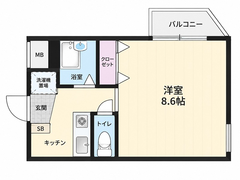 ライフハイム須賀 間取り