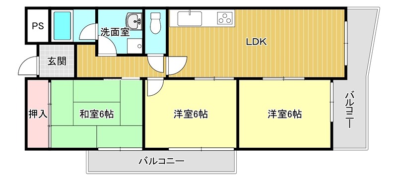 エル・クルーセ 間取り