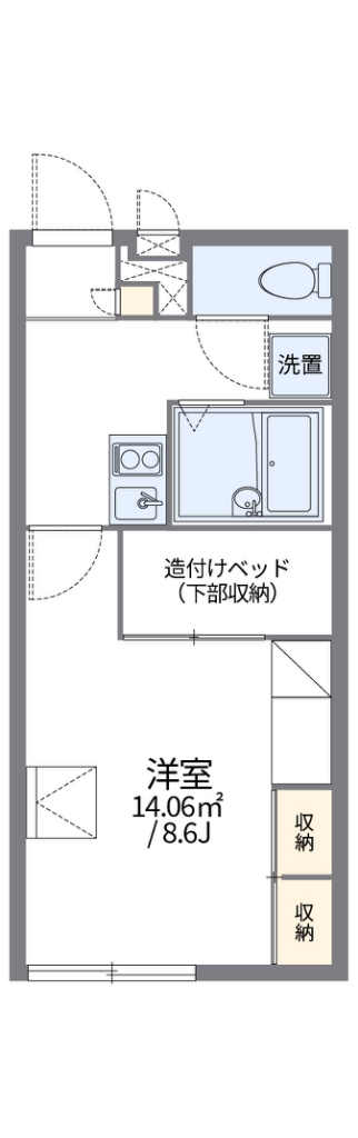 レオパレスかどや 間取り