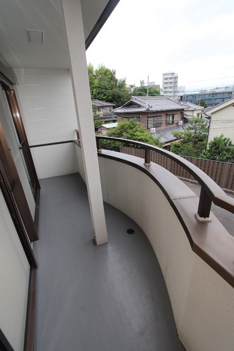 向井ハイツ(左) ベランダ