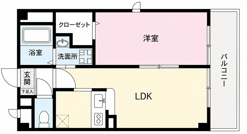 アンプルール　フェール　ベレーザ 間取り