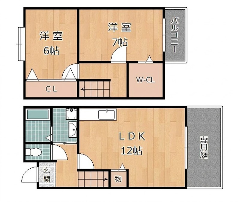 ルシアコート村野 間取り