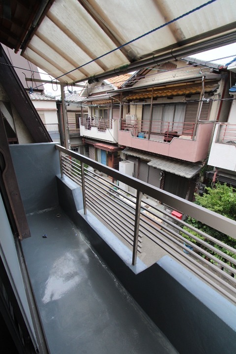 貸家 枚方市東船橋２丁目40-8 ベランダ