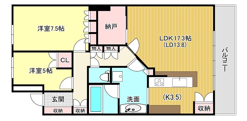 ファインシティくずは 間取り