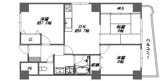 プレスト東田宮 間取り