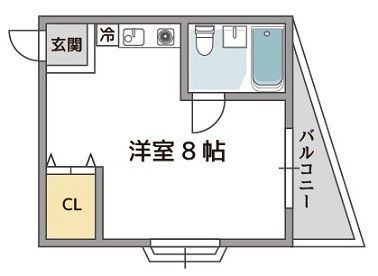 ドムール大倉(枚方) 間取り