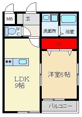 クラウディア香里ケ丘 間取り