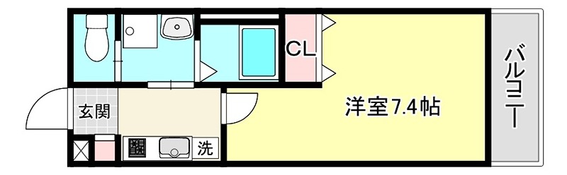 ALEGRIA宮之阪 間取り