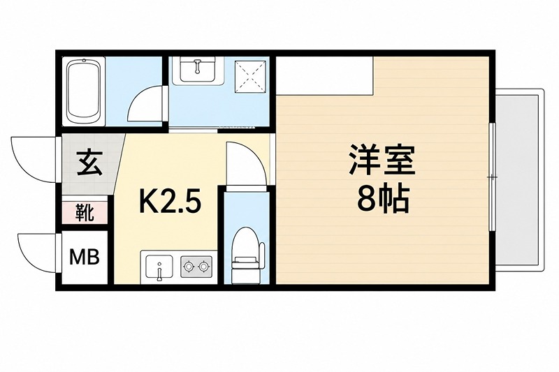クラウディア長尾 間取り