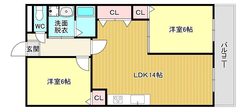 レオハイム津田２ 間取り