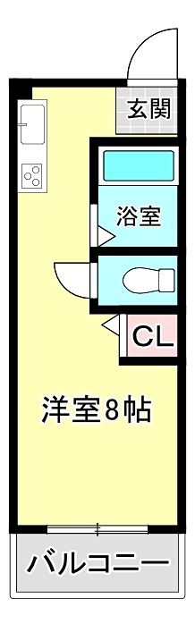 シャンテー招提 間取り