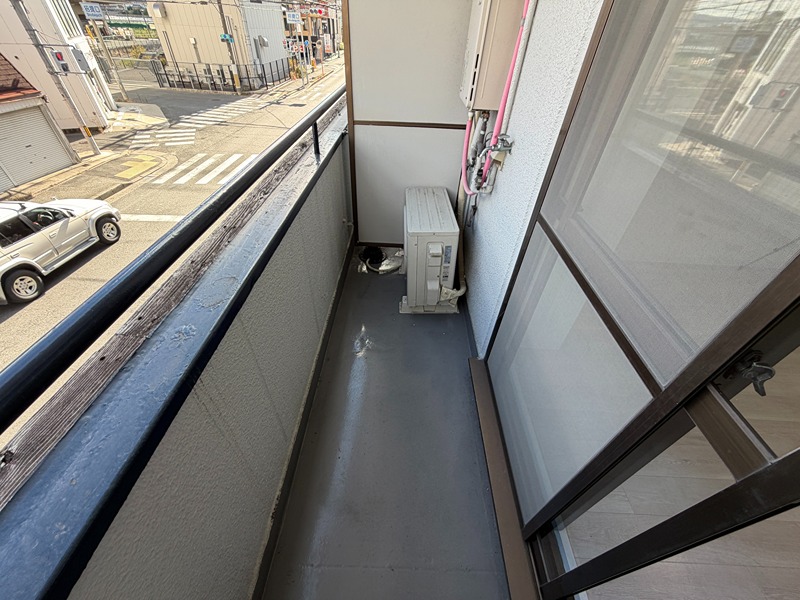 シャンテー招提 ベランダ