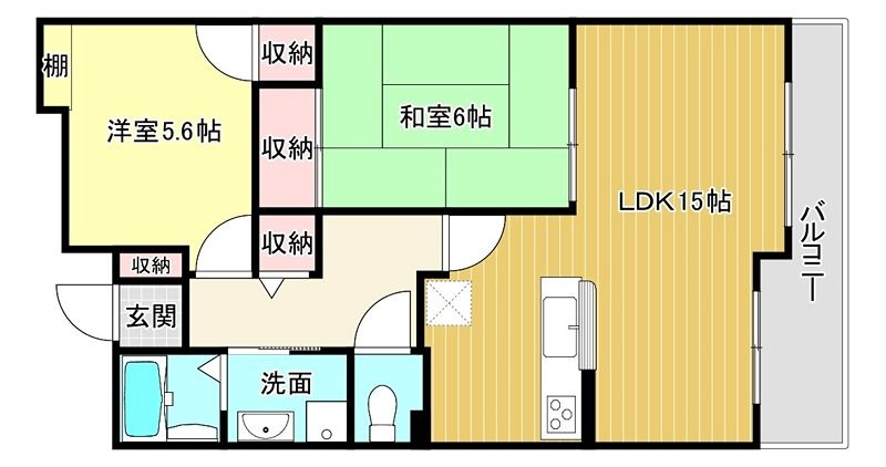 グリーンバーベナ小林 間取り