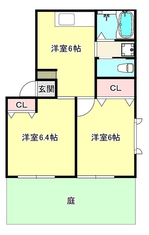 リヴィエール・シャン西禁野 間取り