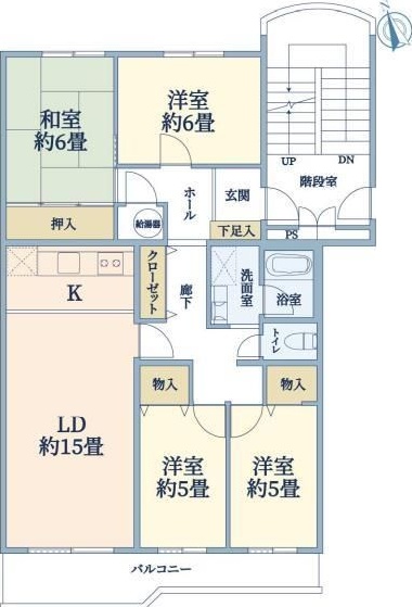山田池パークハイツ1 間取り