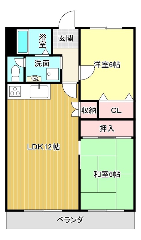 グリーンコートＣ棟 間取り