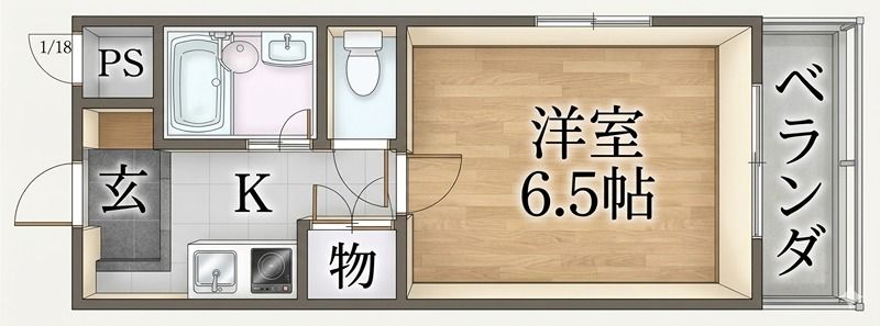 ソレイユ川﨑 間取り