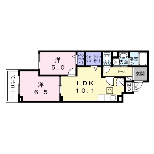 ヒカルサ枚方高野道 間取り