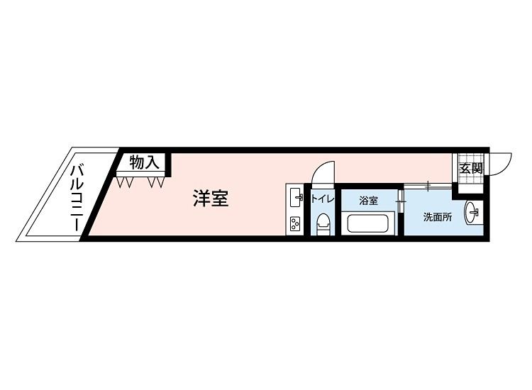 JOB-Ⅱ号館 間取り