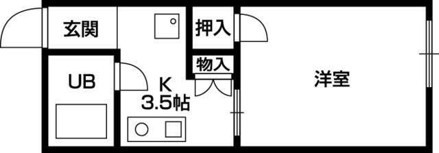 アメニティハイム香里 間取り