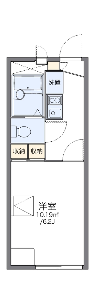 レオパレスプランタン弐番館 間取り