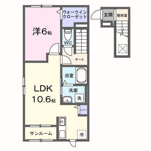 セレーノ渚西 間取り