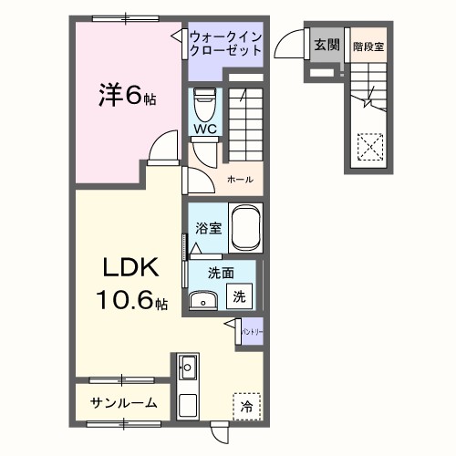 セレーノ渚西 間取り