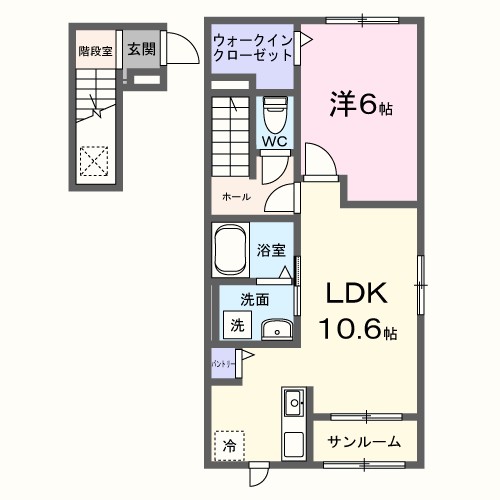セレーノ渚西 間取り