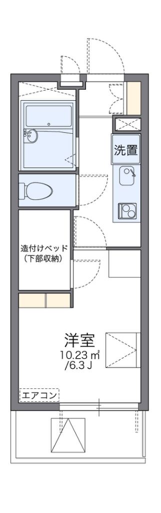 レオパレスひらかた 間取り