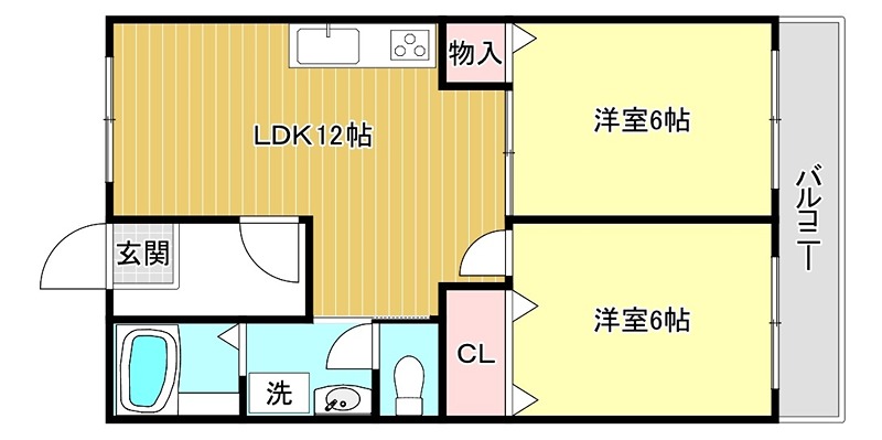 レオハイム東山 間取り