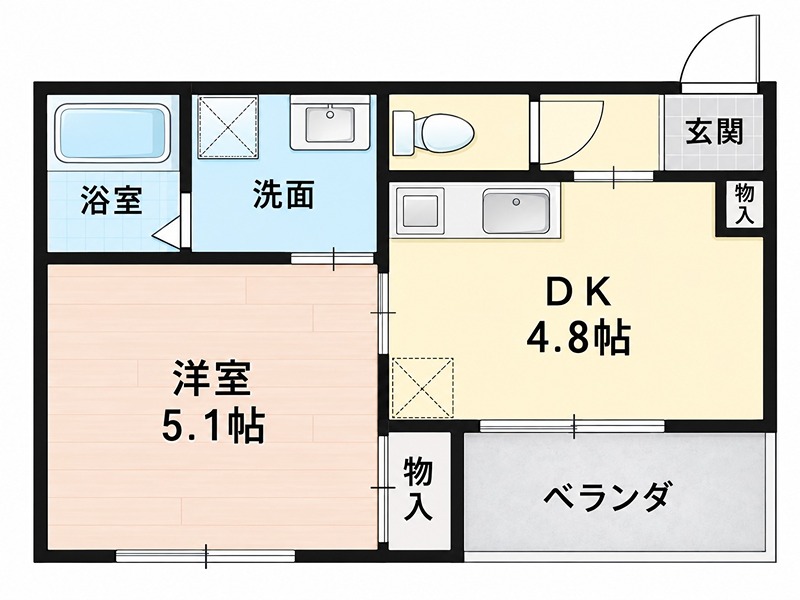サムペアーズ 間取り