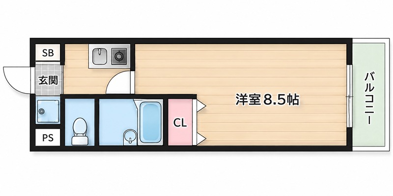 ライフハイム須賀 間取り