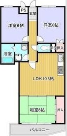 クレールTSUDA 間取り
