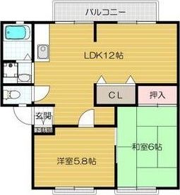 ハイツカトレア　A 間取り