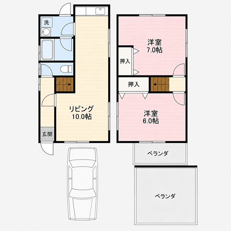 MAYUMIハウス263号館　長尾家具町2丁目15-139 間取り