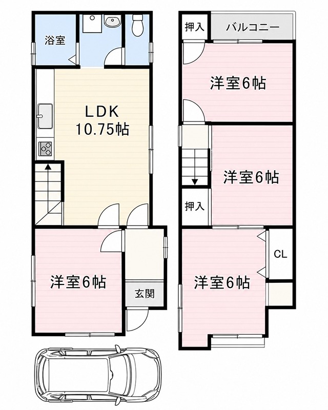 MAYUMIハウス287号館　長尾家具町4丁目18-31 間取り