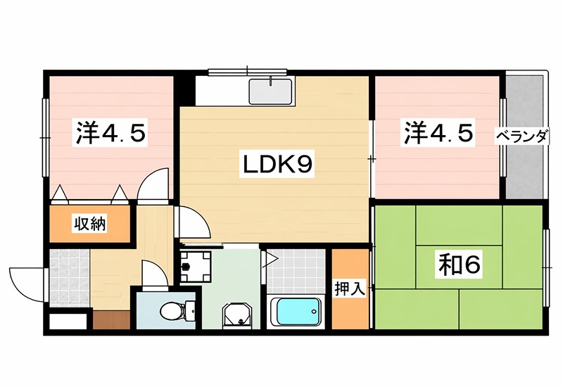 ファームハイツ 間取り