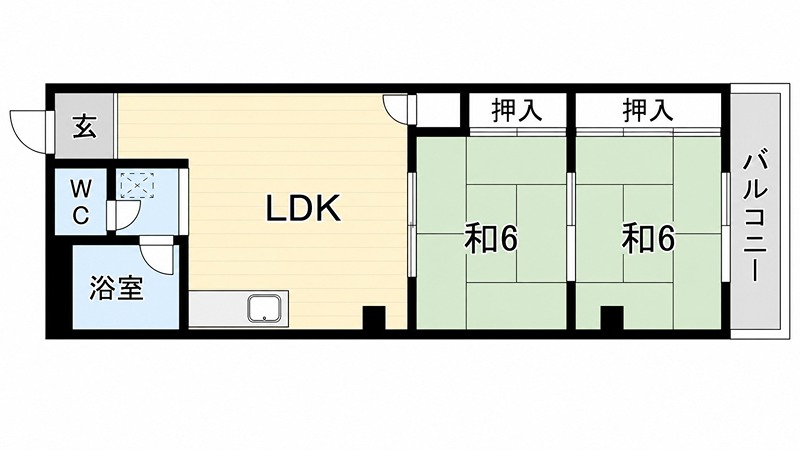 香里ロイヤルプラザ 間取り